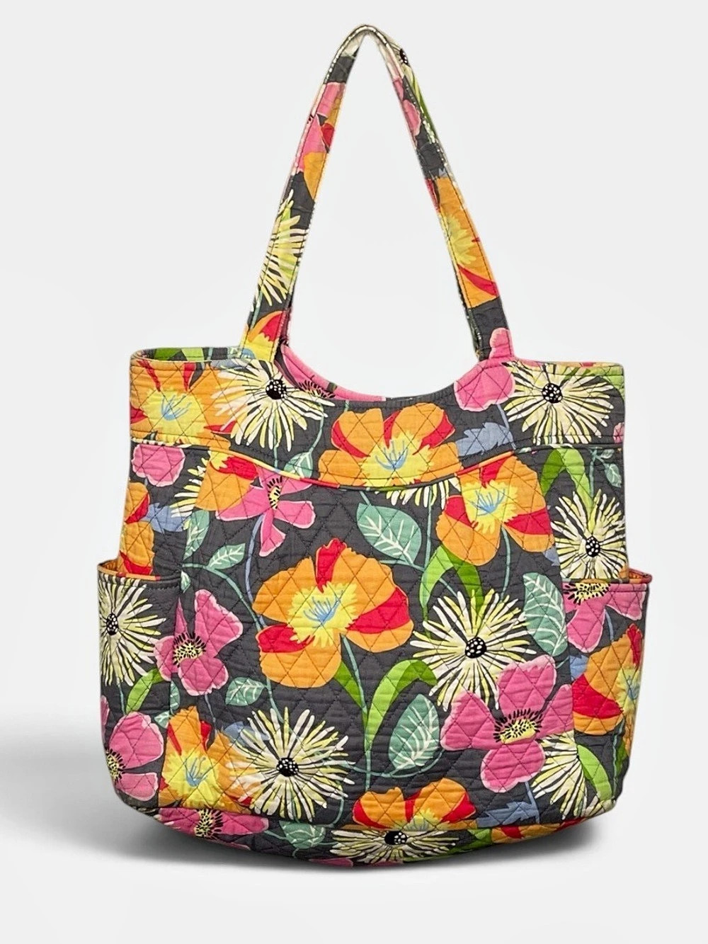 Vera Bradley Quilted Tote in “Jazzy Blooms” (retired)